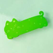 1 Estuche para lápices de silicona altamente atractivo, estuche para lápices minimalista de gato Mimi, estuche para lápices de curación de estrella Meow altamente atractivo, regalo educativo