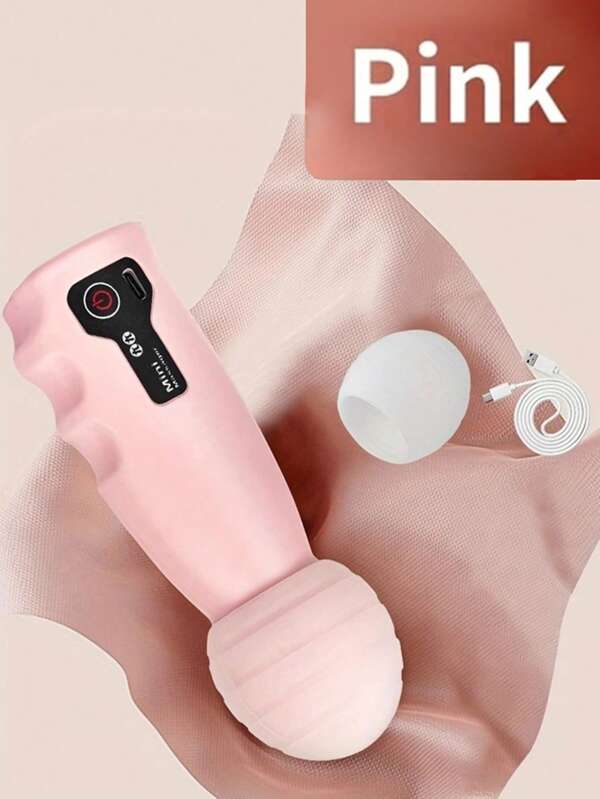 Portable Rechargeable Mini Electric Massager, 4 Speed Adjustment, Suitable For Body, Carpet, Leg And Waist Massage, Lightweight Shell Can Be Stored In Any Bag, Acupressure Design For Convenient And Labor-Saving, High-Speed Motor, High-Frequency Vibration