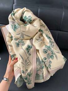 FADZOYLE 1 buc eșarfă jacquard vintage elegantă pentru femei, cu imprimeu cașmir, moale, la modă, șaluri și împachetări mari, pelerină supradimensionată, pătură caldă de iarnă și toamnă, potrivită pentru uz zilnic, rochii elegante de seară, cadou de călătorie și birou, accesorii pentru femei