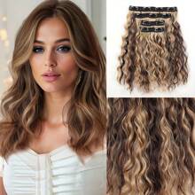 12-Inch Medium-Long Curly Hair, Soft Texture, Securely Worn And Not Easy To Fall Off, Suitable For Women