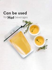 Bolsas para empacar líquido de café, bolsas portátiles para bebidas, bolsas para jugo, envases verticales para bebidas frías y calientes, bolsas con boquilla de succión transparente, a prueba de fugas, de alta calidad, bolsas de plástico para bebidas, bolsa de agua portátil transparente para exteriores, bolsa de viaje desechable a prueba de fugas, bolsa sellada reutilizable para líquidos, utilizada para almacenar bebidas alcohólicas, leche y otras bebidas, botella de agua - Multicolor - Ver 3