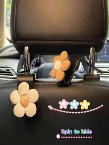 多功能汽车座椅靠背挂钩，车载储物收纳配件 - 彩色 - 查看 1