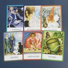 Chakra Wisdom Oracle Tarot Spanish Language Card Deck Mystery Divination Card Game Cards For Family Party Game Friends Party Gift