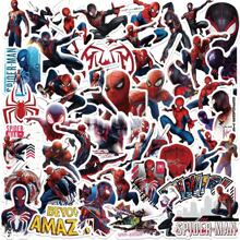 Disney 50PCS Disney Cartoon Movie Marvel SpiderMan Stickers Anime Decal Skateboard Laptop Motorcycle Guitar Cute Kawaii Cartoon Sticker Pack Kids Toy