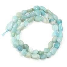 Aproximadamente 45 piezas de cuentas de piedra ovaladas asimétricas naturales surtidas, cuentas sueltas de cristal de ágata vintage de estilo informal para hacer joyas, pulseras, collares, colgantes y decoración