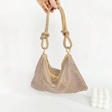 Women Shiny Rhinestone Dinner Bag Party Wedding Purse Luxury Full-Diamond Ladies Handbag Designer Sparkly Evening Bags