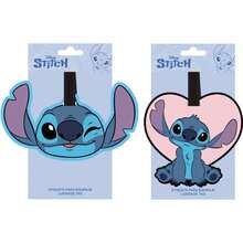Lilo Y Stitch Stitch Travel Luggage Tag - Luggage Identifier Tag With Contactless Card - Durable And Fun Design - Ideal For Suitcases, Backpacks, And Handbags - Practical And Travel Accessories - Blue - View 2