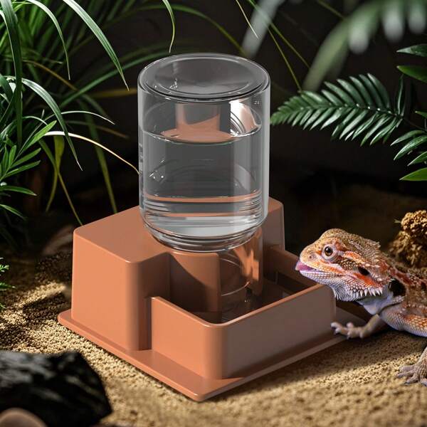 Mini Automatic Drinking Water Dispenser, Reptile Feeding Accessories Suitable For Small Reptiles Like Gecko, Corn Snake, Young Lizard, Chameleon