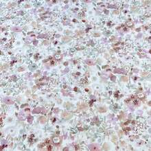 0.5m/1m/2m*145cm Soft Pink-Purple Floral Printed Fabric For Quilting, Pillow Making, Garment, Gift Wrapping, Home Decor, Custom Clothing, Durable Fabric, DIY Wallet - Multicolor - View 6