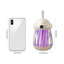 Trampa de moscas recargable por USB, Lámpara mata mosquitos, Atrapador portátil, Mata insectos, Repelente, Silencioso para exterior, Anti Mosquitos