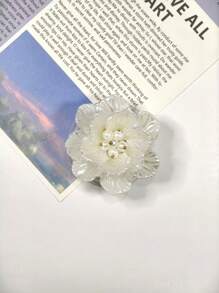 1 件花形手机握持支架、手机握持支架、珠光花、手机气囊支架、推拉式手机握把、手机支架、手机配件、手机装饰、兼容 、Android 手机、生日礼物、家人、朋友 兼容 、Android 手机、生日礼物、家人、朋友