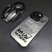 Fundas para Teléfono R-Rauw A-Alejandro Rapper Compatibles con 16, 15, 14, 13, 12 Pro, X, XR, XSMAX y 8 Plus - Cubierta Trasera Mate Anticaída17  17promax - Negro - Ver 1