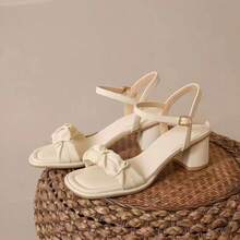 Women Heeled Sandals - White - View 8