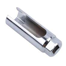 Manguito de sensor de oxígeno de 22 mm, alta dureza, acero de cromo vanadio, manguitos de desmontaje de sensor, herramientas de reparación automotriz - boca ancha blanca - Ver 12