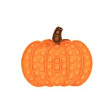 Brinquedo Sensorial de Alívio de Estresse Bolha de Plástico Abóbora Amarela, Brinquedo Sensorial Estourando Bolhas com o Dedo, Brinquedo Popular de Alívio de Estresse para Adultos e Crianças, Decoração de Jogo de Festa para Natal, Halloween, Brinquedo de Relaxamento, Jogo de Empurrar e Estourar Diversão para Crianças e Adultos