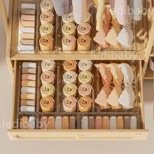 9/25pcs Clear Plastic Drawer Organizer Set, 4 Sizes Multifunctional Bathroom And Vanity Drawer Organizer Trays, Makeup, Kitchen And Office Storage Box  Decorations   Autumn Decor Festival Decor Room Decor Home Decor Fall Decor Bedroom Decor - trắng - Xem 9