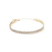 1 Stück luxuriöse Kristallkrallenkette mit geschweißten Strass, Geschenk für Frauen zu Hochzeit, Verlobung oder Party