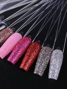 50pcs Clear False Nail Tips Set - Nature Sculpted & Fan Shape Display Sticks For Gel Polish Practice, Nail Art Training & Salon Color Swatch Boards, Essential For Beginners & Professional Nail Artists