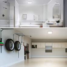 1PC Rechargeable Ceiling Light, No Wiring Battery Operated Ceiling Light With Remote, 3 Color Modes Motion Sensor Dimmable Timing Motion Ceiling Light For Closet Bathroom Shower Pantry Hallway Porch - one-size - View 10