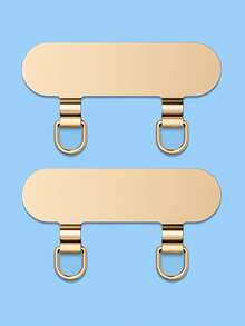 手机挂绳不锈钢夹双耳金属垫片挂绳固定细背片防丢结实连接件 - 彩色 - 查看 20