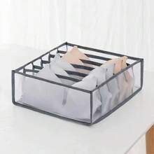 11-fach transparenter Mesh Socken & Unterwäsche Aufbewahrungskasten: PVC Kleiderschrank Organizer geeignet für Zuhause, zum Aufbewahren von Unterwäsche, Socken, Schals, Krawatten, Schulmaterialien
