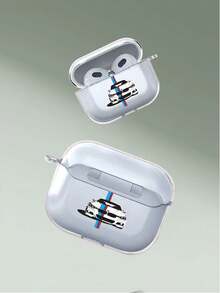 时尚赛车透明TPU保护壳，适用于 2、3、Pro、Pro 2耳机套 - 無色 - 查看 6