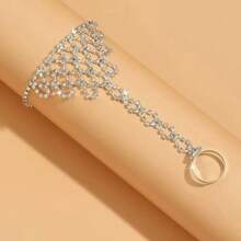 1pc Tassel Bracelet & Ring Jewelry Accessory For Beach Party