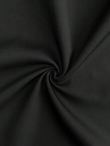 休闲简约无袖前扣西装外套和中腰卷边短裤套装