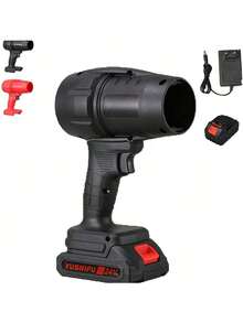 High-Efficiency Powerful Turbo Fan Duct Cordless Strong Blow Dryer Handheld Fan, With A Turbine Jet Blow Dryer At 200,000 Revolutions Per Minute, Strong Airflow Of 1300G, Turbo Drying Vehicle Dryer, Lawn Care Blow Dryer, Snow Blower, For Yard Cleaning - Multicolor - View 9