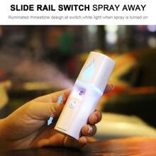 New Cold Spray Hydration Device Handheld Portable Hydration Device Beauty Sprayer Rechargeable Nano Mist