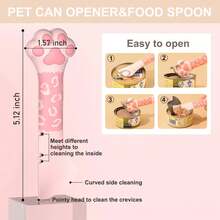 3pcs Cat Treat Squeeze Spoon, Cat Stick Feeding Spoon, Multifunctional Cat Treat Dispenser, Convenient Cat Licking Spoon, Cat Food Spoon For Wet Food (3 Colors), Cat/Dog Food Can Lid, Silicone Cat Food Scoop Or Can Opener, Cat Treat Spoon, Multifunctional Cat Treat Dispenser Spoon, 1pc Cat Can Lid And 2pcs Cat Food Spoon For Wet Food (Pink) - Multicolor - View 2