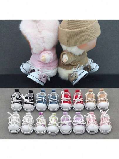 1 pieza Accesorio de tela Bubula, compatible con zapatos deportivos Bubula de primera y segunda generación, zapatos de muñeca, zapatos de muñeca Lina. (Solo se vende el zapato, el tamaño de la cuerda y el color de los accesorios en el zapato son aleatorios, ¡tenga cuidado si es particular al respecto!)