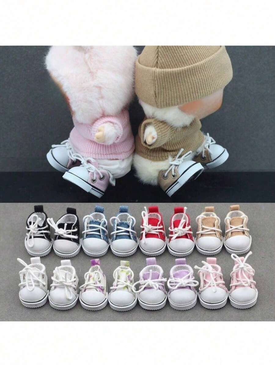 1pc Bubula Cloth Shoe Accessory, Compatible With 1st And 2nd Generation Bubula Cloth Sports Shoes, Doll Shoes, Lina Doll Shoes. (Only The Shoe Is Sold, The Size Of The Rope And The Color Of The Accessories On The Shoe Are Random, Please Be Cautious If You Are Particular About It!) - Multicolor - View 1