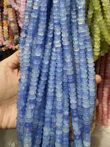 50/100pcs 5mm X 8mm Imitation Jade, Agate, Abacus Beads, Loose Beads, Wheel Beads, Spacer Beads For DIY Jewelry Making, Bracelets, Keychains, Necklaces, Crafts Decoration, Colorful Beads Material To Inspire Your Creative Designs