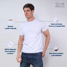 Playera Deluxe para Hombre| Cuello Redondo, Manga Corta