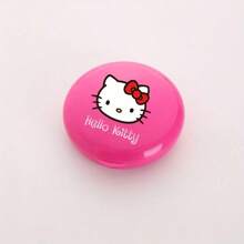 Sanrio 1pc Portable Capsule Box For Hello Kitty, Suitable For 7-Day Travel, 7-Grid Airtight Container For Storing Loose Beads, Desktop Jewelry Box Storage
