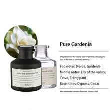 1pc 50ml Plant Flower Fragrance Series Small Square Bottle Fireless Aromatherapy Essential Oil Bedroom Living Room Fragrance Incense Ornaments Home Air Freshener