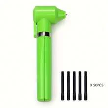 Máy trộn mực xăm TATELF với 50 que trộn để khuấy sắc tố xăm, phụ kiện xăm cầm tay chạy bằng pin - Nhiều màu - Xem 9