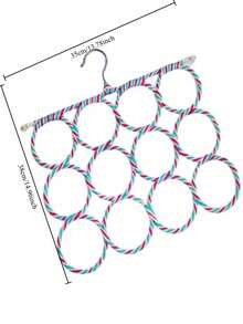1/2 chiếc Giá treo khăn quàng cổ, Móc treo quần áo bằng mây giấy gia đình, Giá treo khăn quàng cổ hình tròn 28, Giá treo khăn lụa, Giá treo khăn quàng cổ, Giá treo đồ gia dụng - Nhiều màu - Xem 4