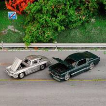 Burago Simulation 1:64 Alloy Sports Car Model Children's Toy Car Ornaments Pull-Back Car Model Boy Toy Holiday Gift