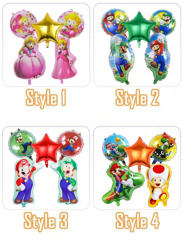 Super Mario Mario é usado para decoração de festa de aniversário, envio aleatório, balões de casamento, aniversários, datas comemorativas, balões para decoração de festa, balões de contagem de balões metalizados, decoração de festa de aniversário, combinação de balões de feliz aniversário, presente perfeito de aniversário para adulto, coleção de balões para decoração de parede de festa