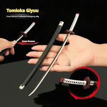 1pc Merchandise - Sword Model - Home Decor - Full Metal Model - Alloy Material - Kanroji Mitsuri Sword Model - New Launch Spring-Loaded Sword - Perfect Gift - Birthday Gift - Ideal Present - Surprise Gift - Holiday Gift - Seasonal Gift - Halloween Gift - Christmas Gift - Gift - Toy