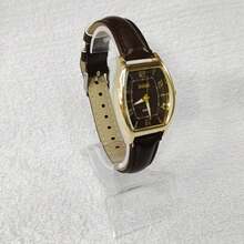 Classic Barrel Style Women's Watch Launch - Marrón Chocolate - Ver 1