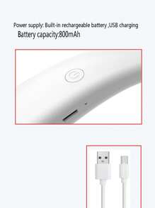 Neck Hanging Fan, Portable Outdoor Neck Fan, Must-Have Outdoor Sports Cooling Fan, 3-Speed Adjustable 800mAh Mini Slouchy Fan, Neckband Bladeless Rechargeable 360° Adjustable Cooling Air Conditioner, Outdoor Student Quiet High-Volume Cooling Device, Gift/Valentine's Day Gift/Girlfriend/Easter/Men/Women/Multiple Colors Birthday Gift