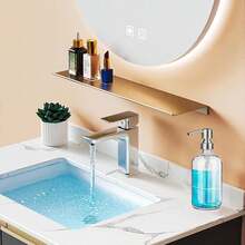Euuztu Glass Soap Dispenser - Refillable Hand Lotion Dispenser Kitchen Bathroom With Rust Proof Stainless Steel Pump (17OZ/ 500ML) (1 Pack) - 1 Pack - 查看 5
