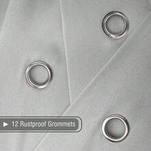 Gray Shower Curtain, Ruffle Farmhouse Shower Curtain Fabric Bathroom Curtain Machine Washable, 72 X 72 Inch Long - Grey - View 11