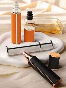 1-2pcs Travel Perfume Atomizer - Portable, Refillable Mini Cologne Dispenser With Matte Metal Finish And Glass Inner Bottle, Mini Liquid Container For Travel Essentials, Beach Trip, Back To School, Business Use. Matte Finish Mini Perfume Atomizer - Refillable, Perfume Decanting Glass Bottle, Refillable Perfume Spray Bottle, Mini Spray Bottle, Small Pocket Perfume Bottle - Multicolor - View 8