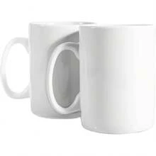 30oz Super Large Ceramic Coffee Mugs Large Handles Set Of 2 (Cobalto) - White - View 1