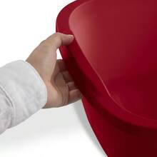 0647 Large MultiFunction Home 12Qt Sink Dish Wash Pan Red 8 Pack - as pic - View 6