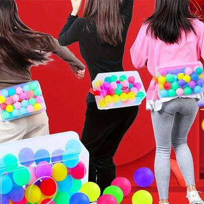 1Set Shaking Swing Balls Game - Fun Family Outdoor And Indoor Game - Party Supplies For Wedding, Anniversary, Birthday, And Summer Holidays